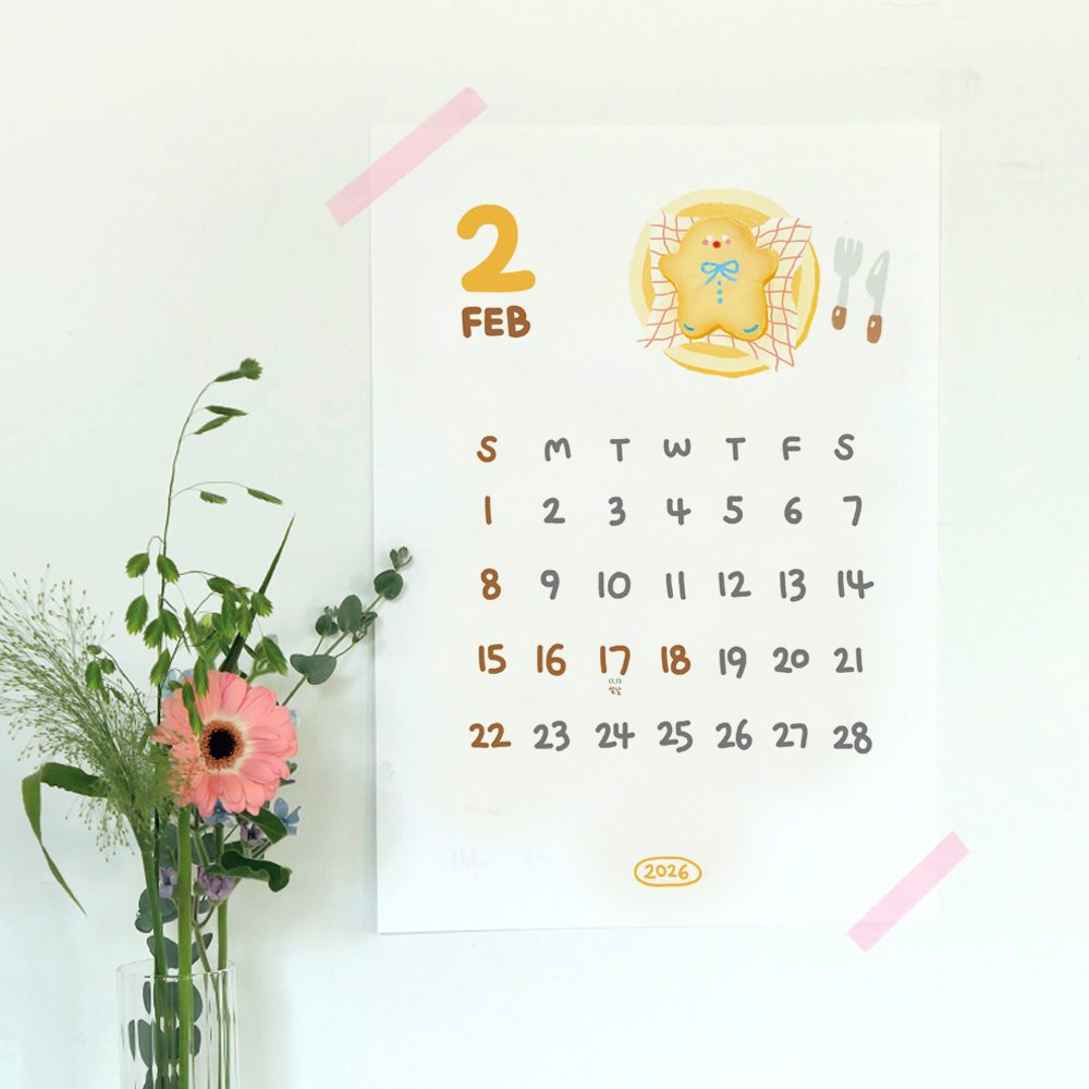 [리뉴얼]2026 월카렌다A3