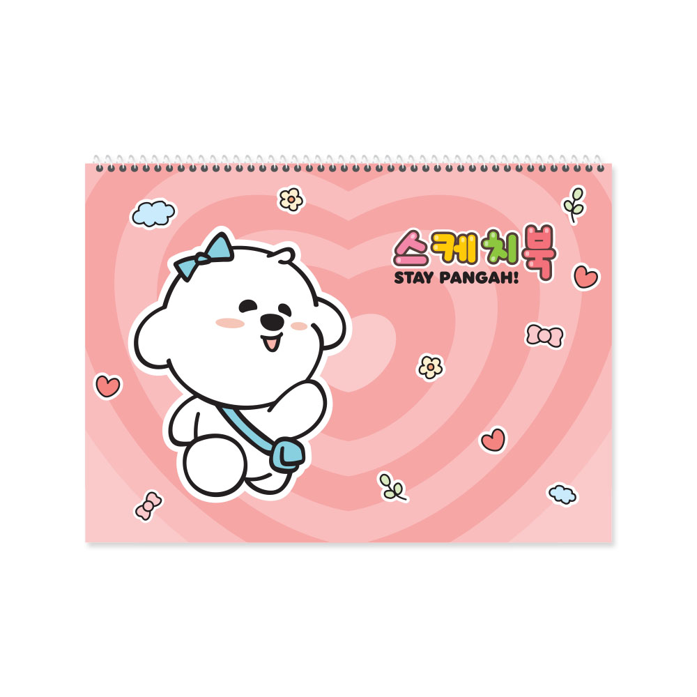 *NEW* 기다려빵아 스케치북1000(여아용) [5권묶음]