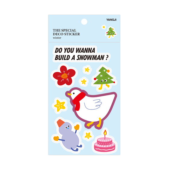 더스페셜 데코스티커-윈터