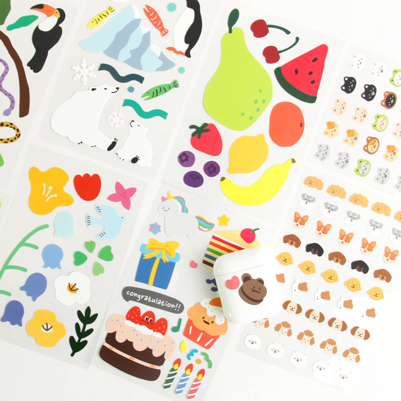 더스페셜 리무버블스티커(10종)