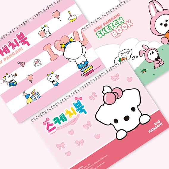 *NEW* 기다려빵아 스케치북3000(여아용)